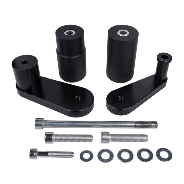 biketek Biketek black stp crash protector for kawasaki ninja 650r 07-08